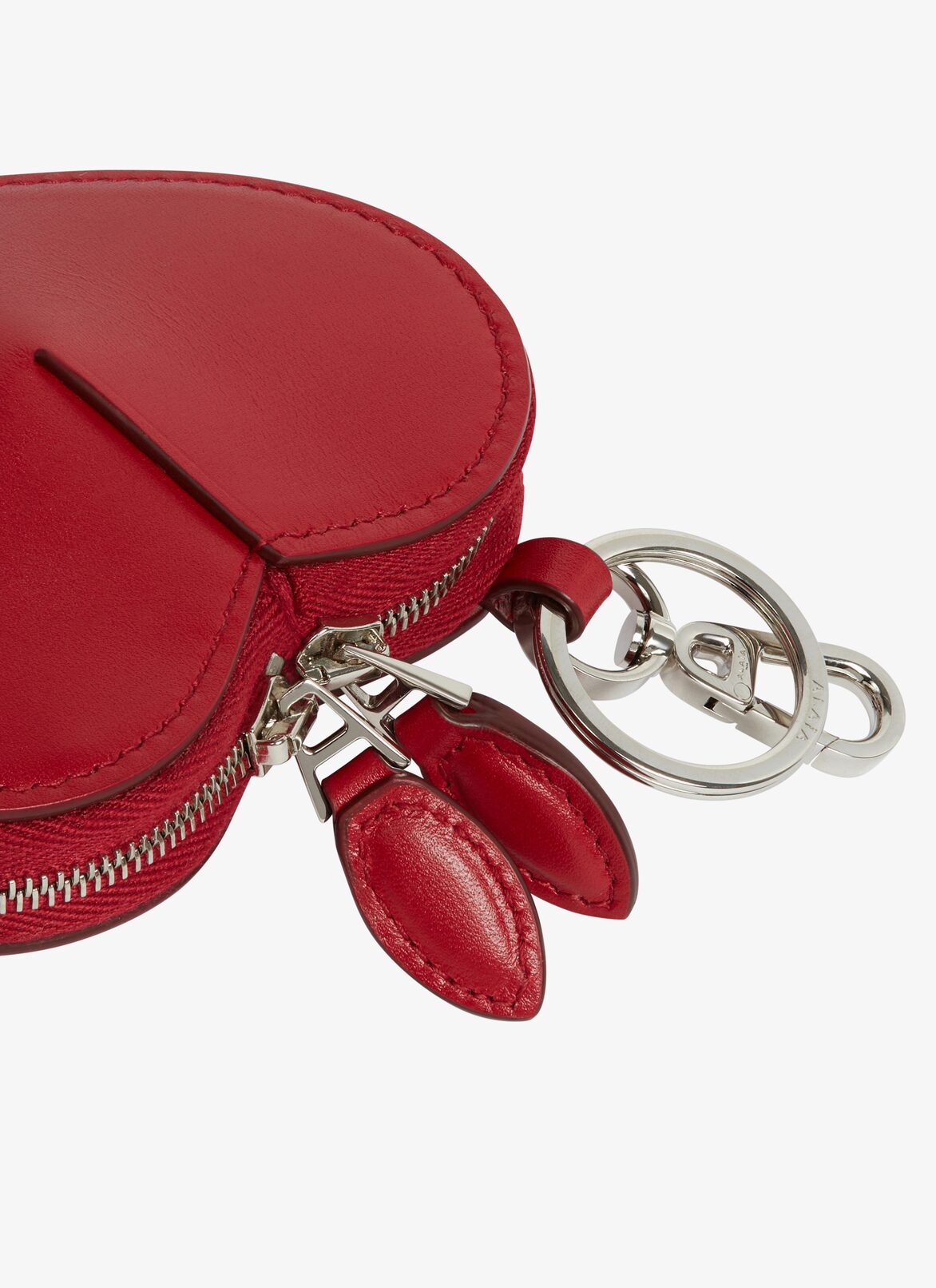 LE CŒUR COIN PURSE IN CALFSKIN ALAÏA RED LE CŒUR COIN PURSE IN CALFSKIN